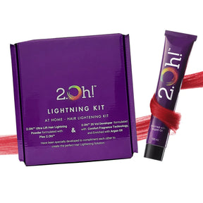 2.Oh! Red Semi-permanent Hair Color Lightening Kit