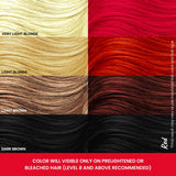 Different shades of Red