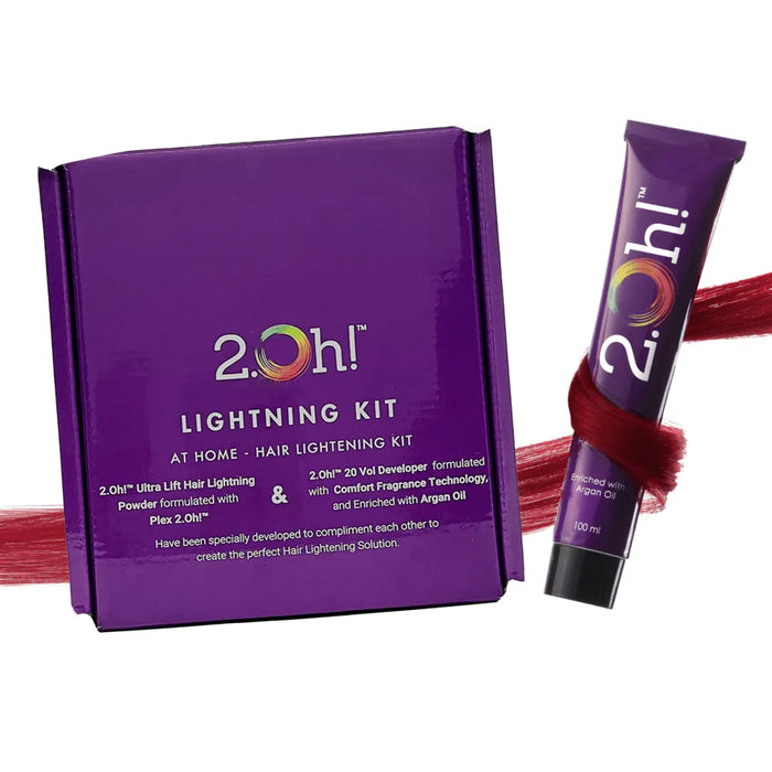 Bordeaux Wine DIY Combo : Hair Bleach Kit + Semi Permanent Hair Color
