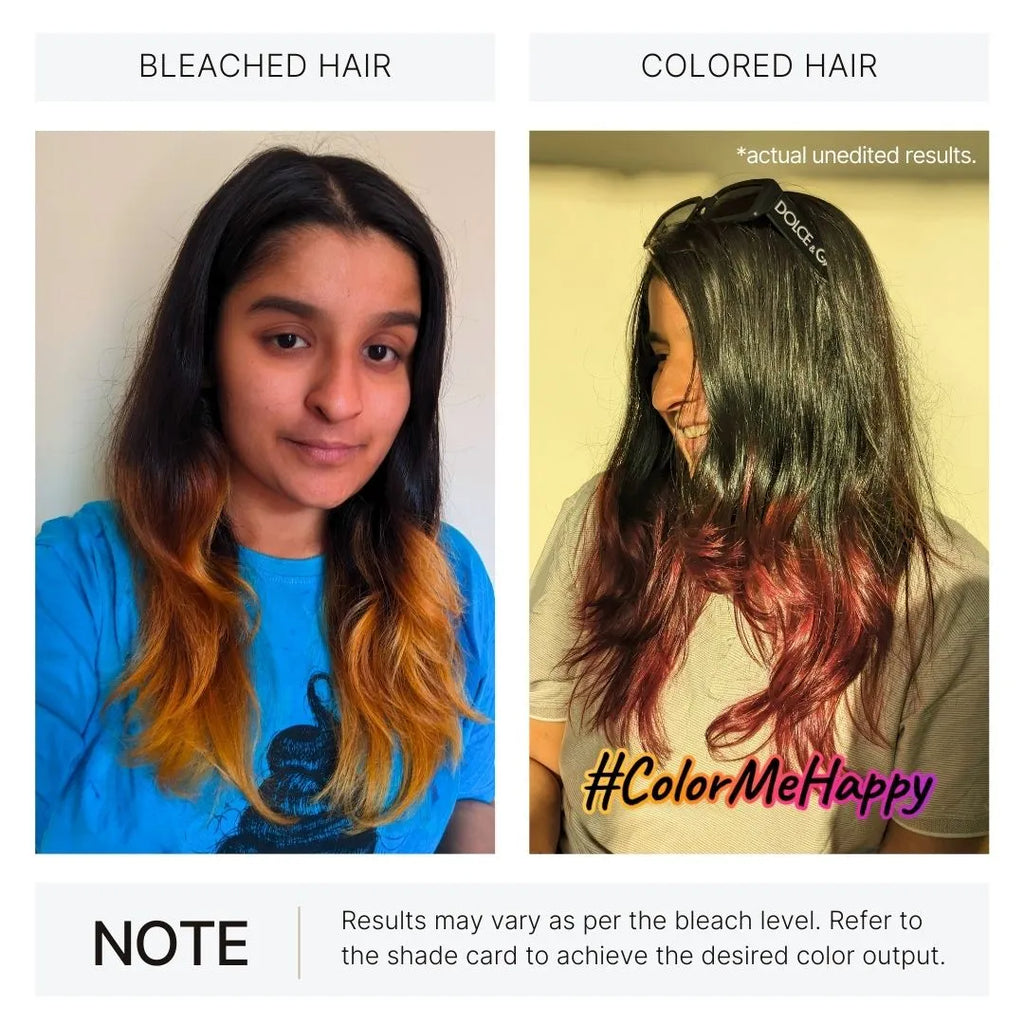 2.Oh! Bleached Hair and Colored Hair