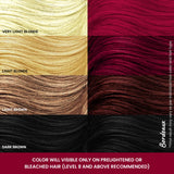 Different shades of Bordeaux