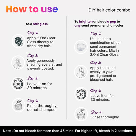 How to Use the 2.Oh! DIY Hair Color Combo