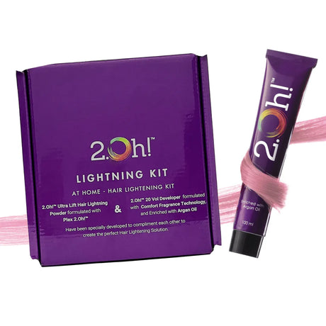 2.Oh! Pastel Pink Semi-permanent Hair Color Lightening Kit