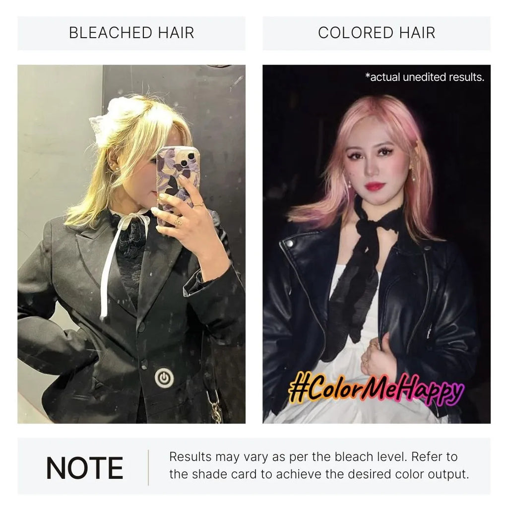 2.Oh! Bleached Hair and Colored Hair