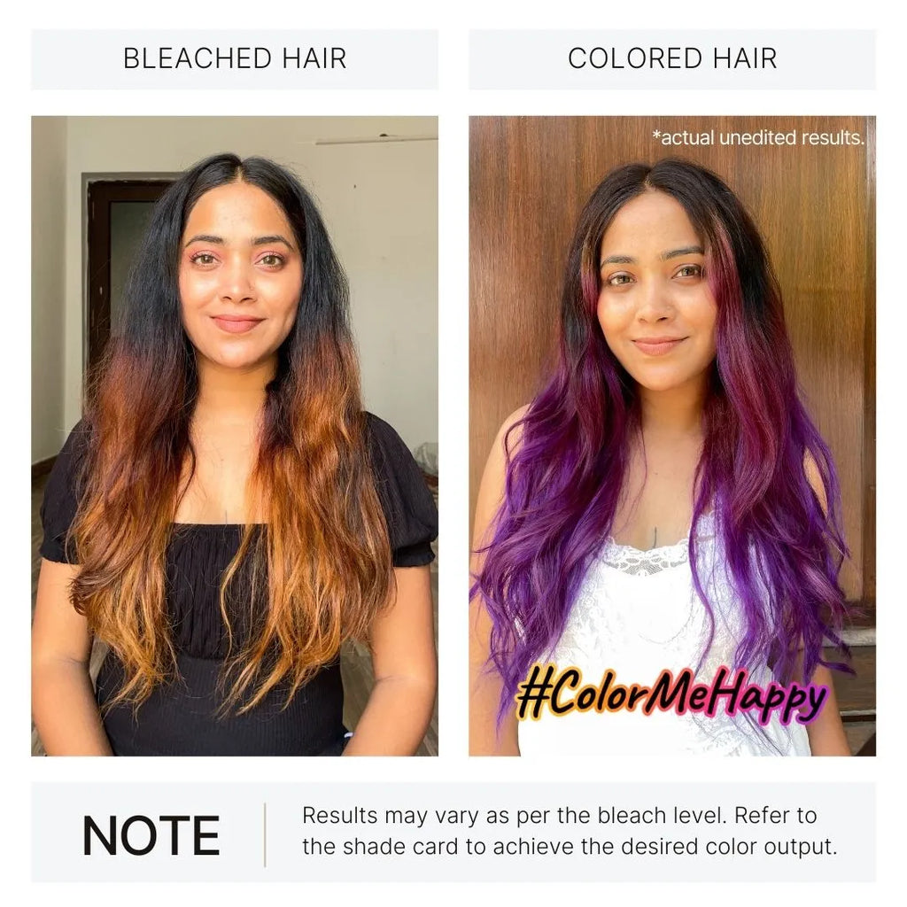 2.Oh! Bleached Hair and Colored Hair