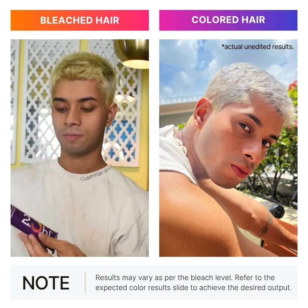 2.Oh! Bleached Hair and Colored Hair