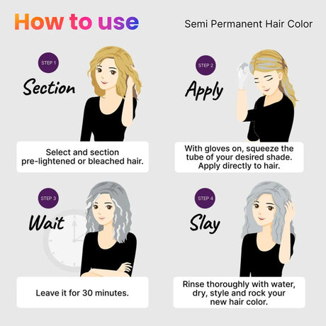 How to Use the 2.Oh! Semi Permanent Hair Color