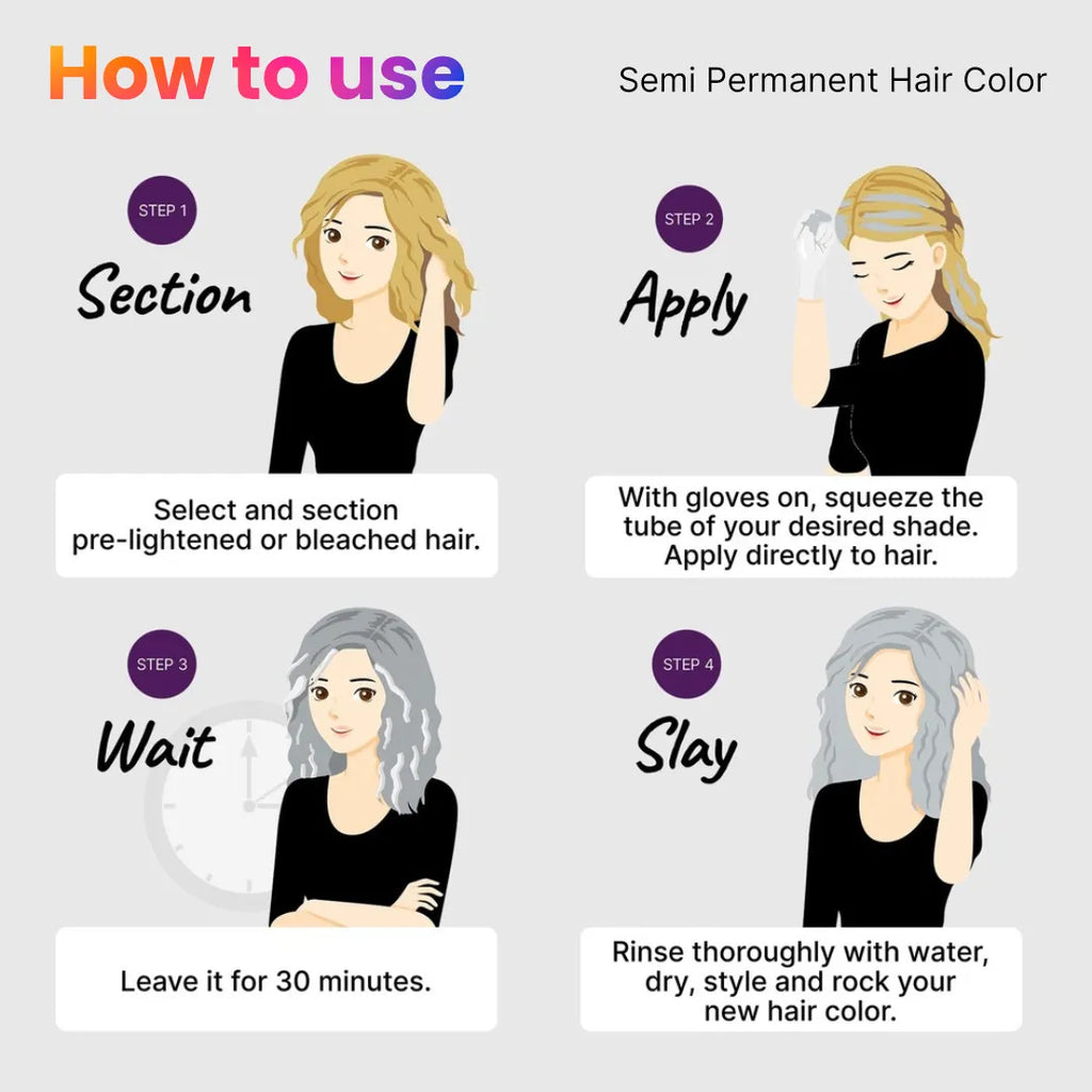 How to Use the 2.Oh! Semi Permanent Hair Color