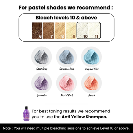 Steel Grey Semi Permanent Hair Color 100 ml