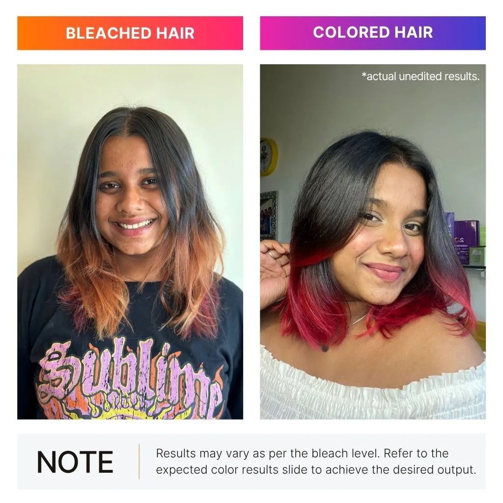 2.Oh! Bleached Hair and Colored Hair