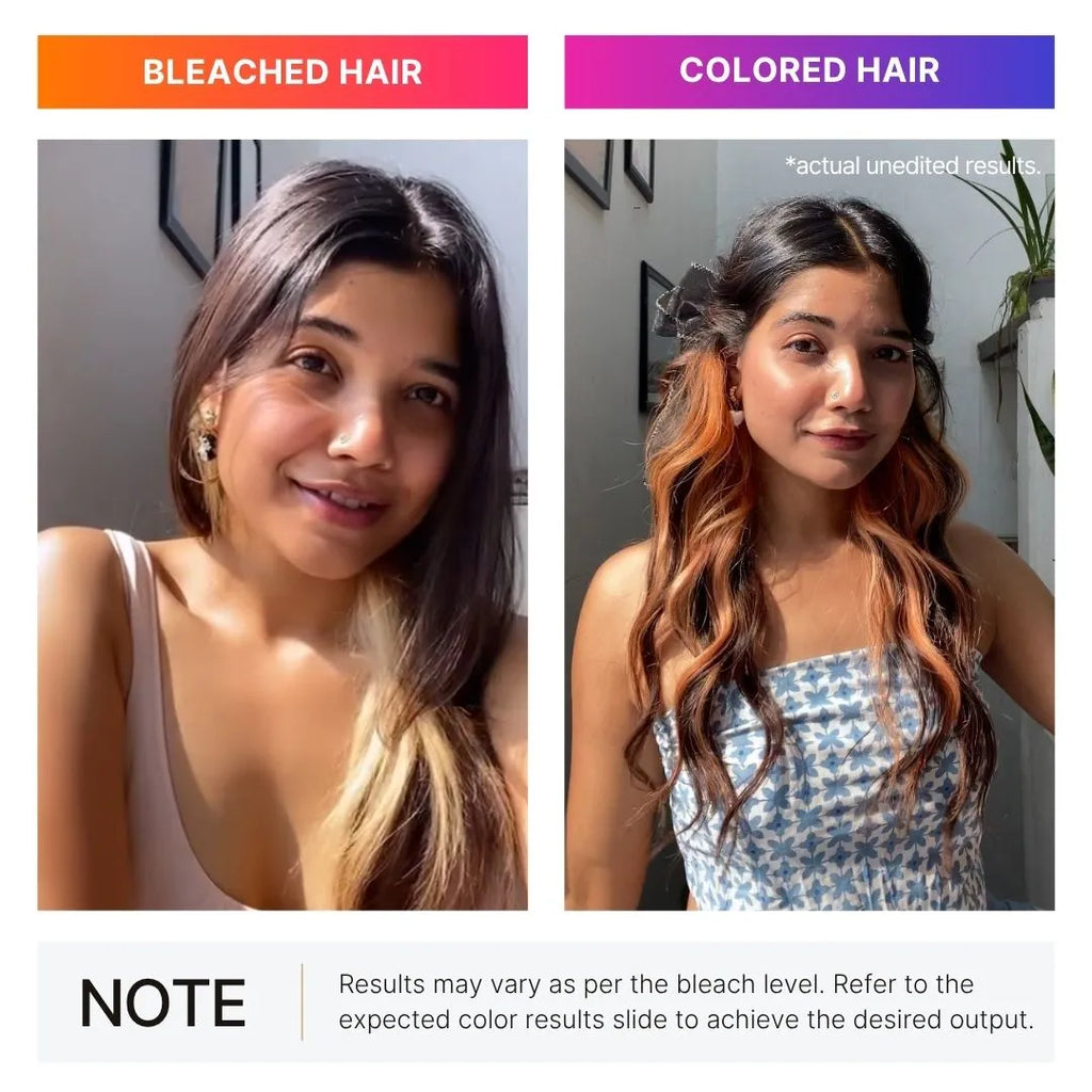 2.Oh! Bleached Hair and Colored Hair