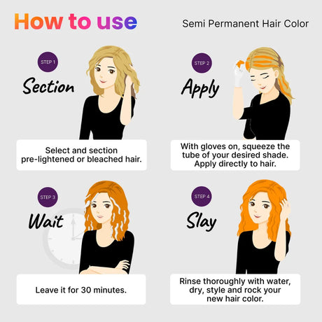 How to Use the 2.Oh! Semi Permanent Hair Color