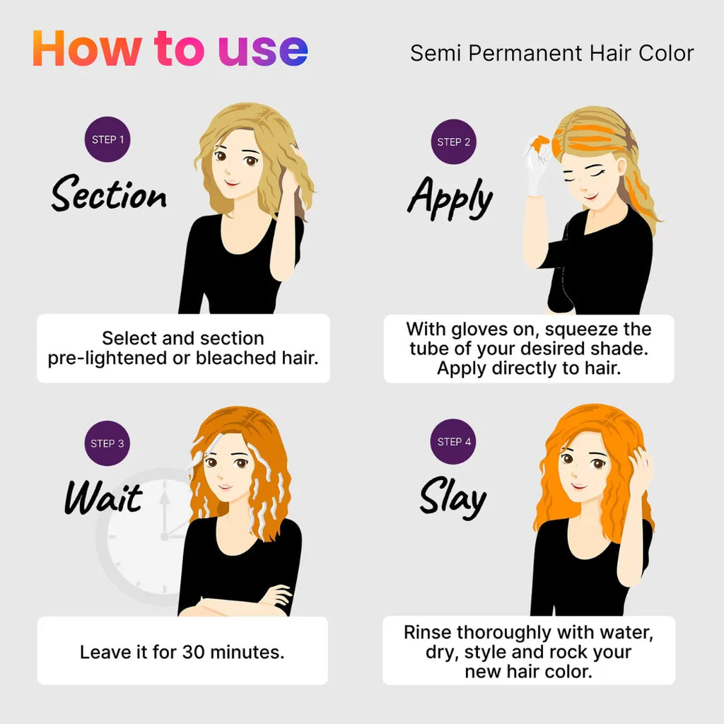 How to Use the 2.Oh! Semi Permanent Hair Color