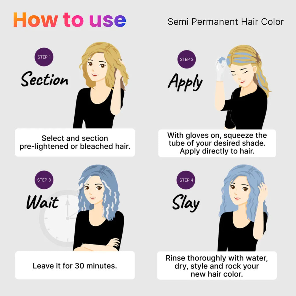How to Use the 2.Oh! Semi Permanent Hair Color