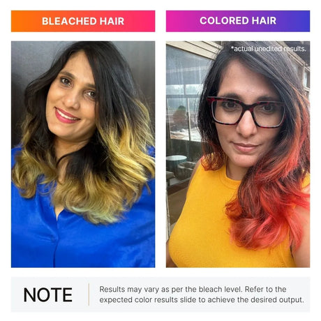 2.Oh! Bleached Hair and Colored Hair
