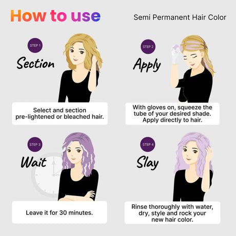 How to Use the 2.Oh! Semi Permanent Hair Color