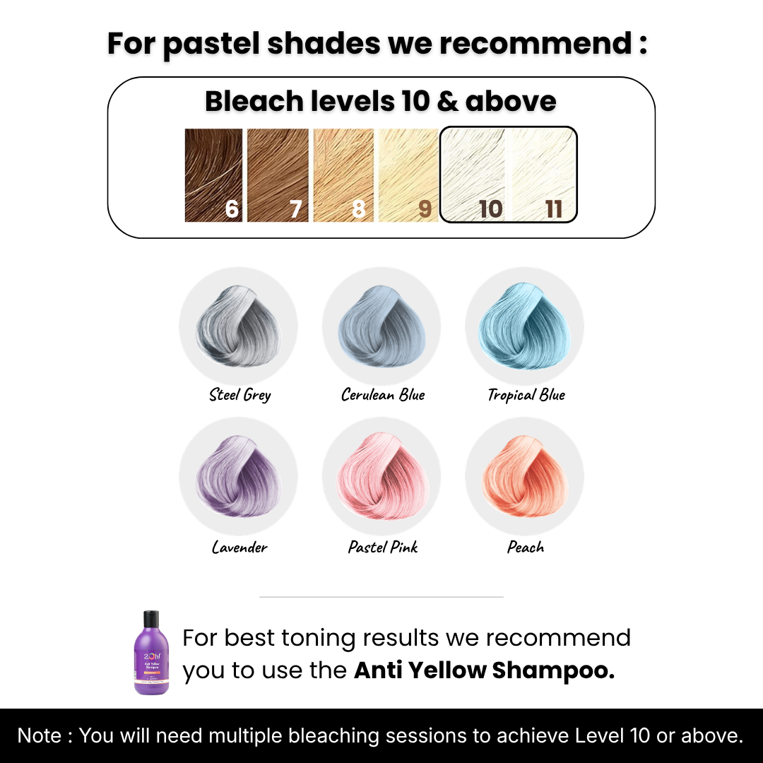 Pastel Pink Semi Permanent Hair Color 100ml