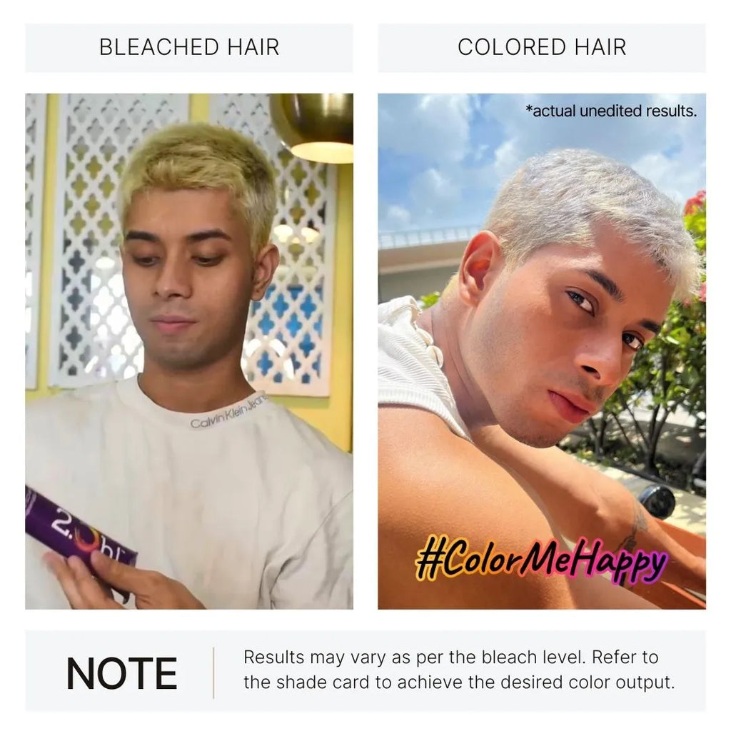 2.Oh! Bleached Hair and Colored Hair