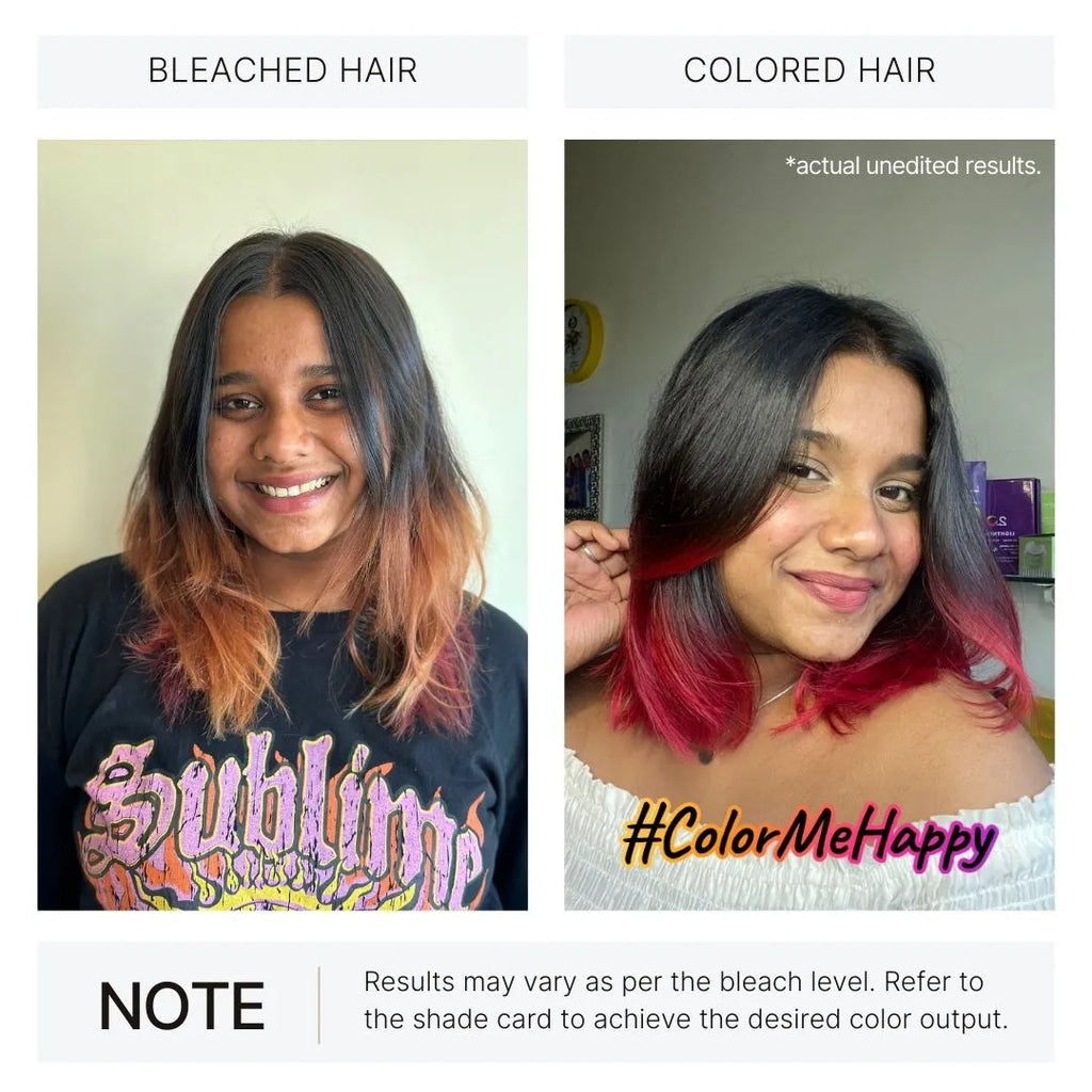 2.Oh! Bleached Hair and Colored Hair