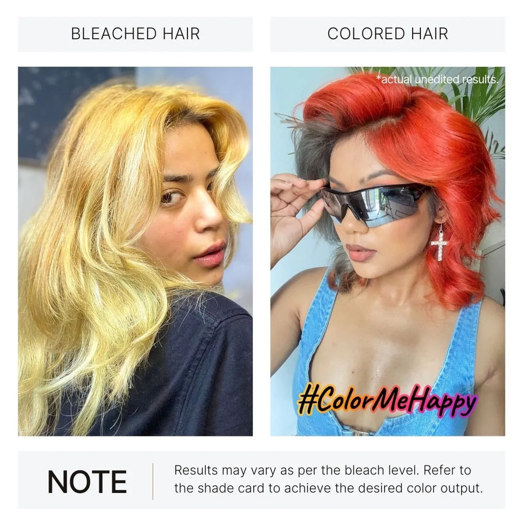 2.Oh! Bleached Hair and Colored Hair