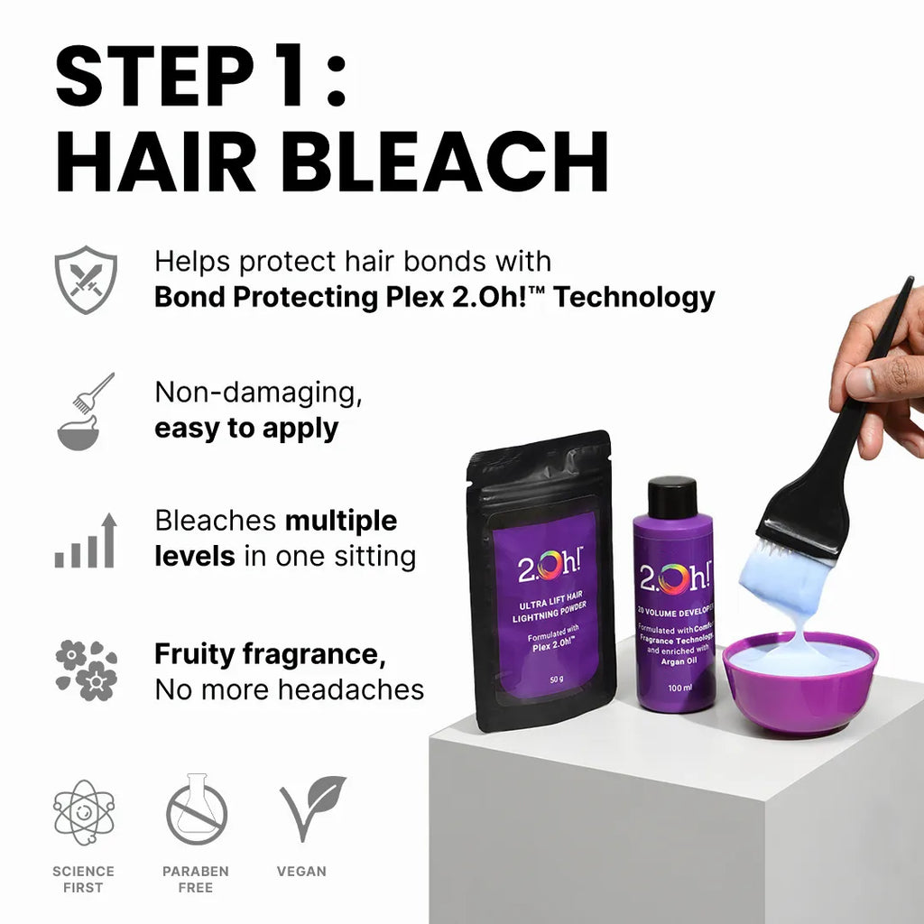 2.Oh! Hair Bleach - Easy to Apply with a Fruity Fragrance