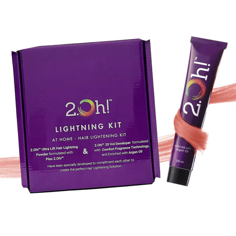 2.Oh! Peach Semi-permanent Hair Color Lightening Kit