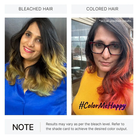 2.Oh! Bleached Hair and Colored Hair