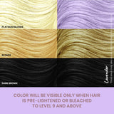 Different shades of Lavender