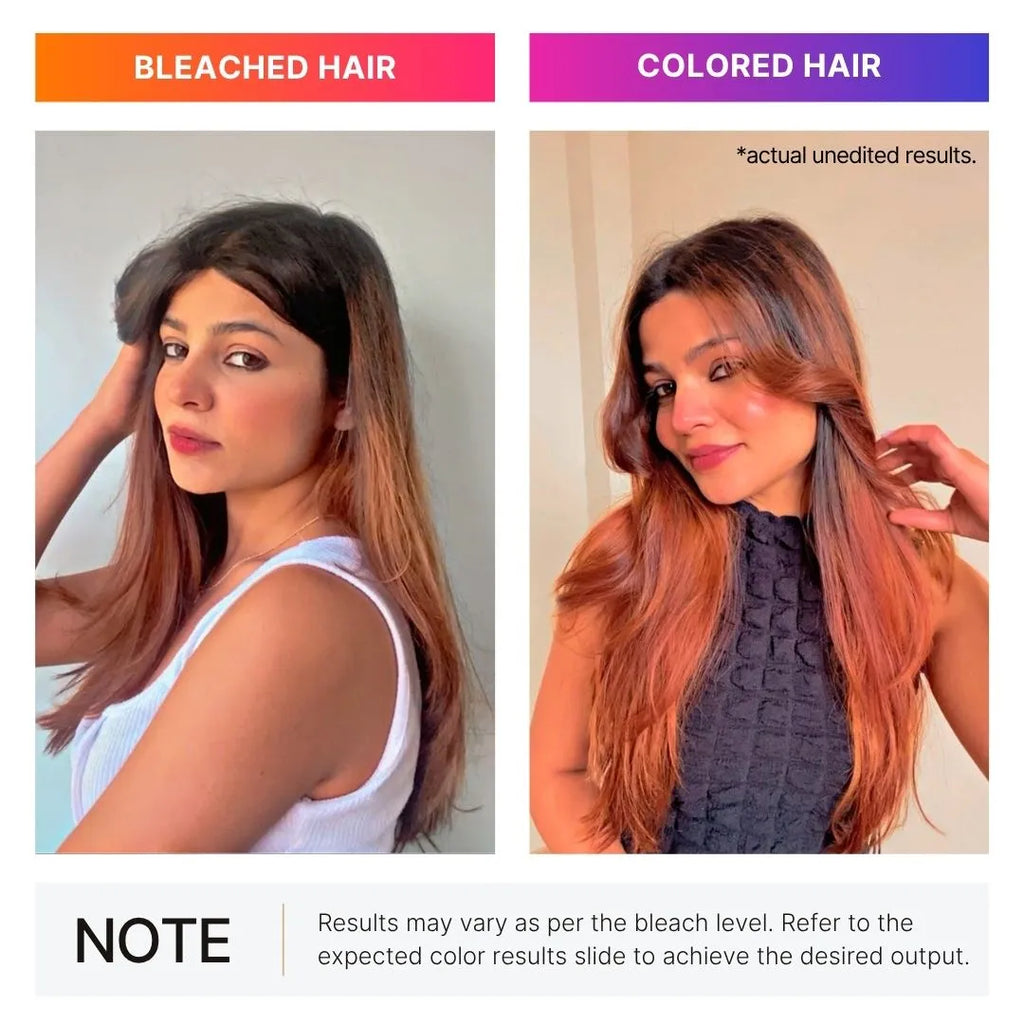 2.Oh! Bleached Hair and Colored Hair