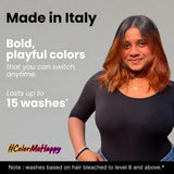 2.Oh! Hazelnut Brown Semi-Permanent Hair Color-bold, playful shade that lasts up to 15 washes. Made in Italy.