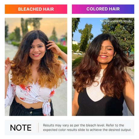 2.Oh! Bleached Hair and Colored Hair