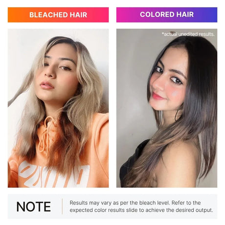 2.Oh! Bleached Hair and Colored Hair