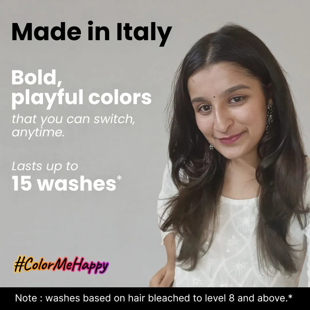 2.Oh! Charcoal Grey Semi-Permanent Hair Color-bold, playful shade that lasts up to 15 washes. Made in Italy.