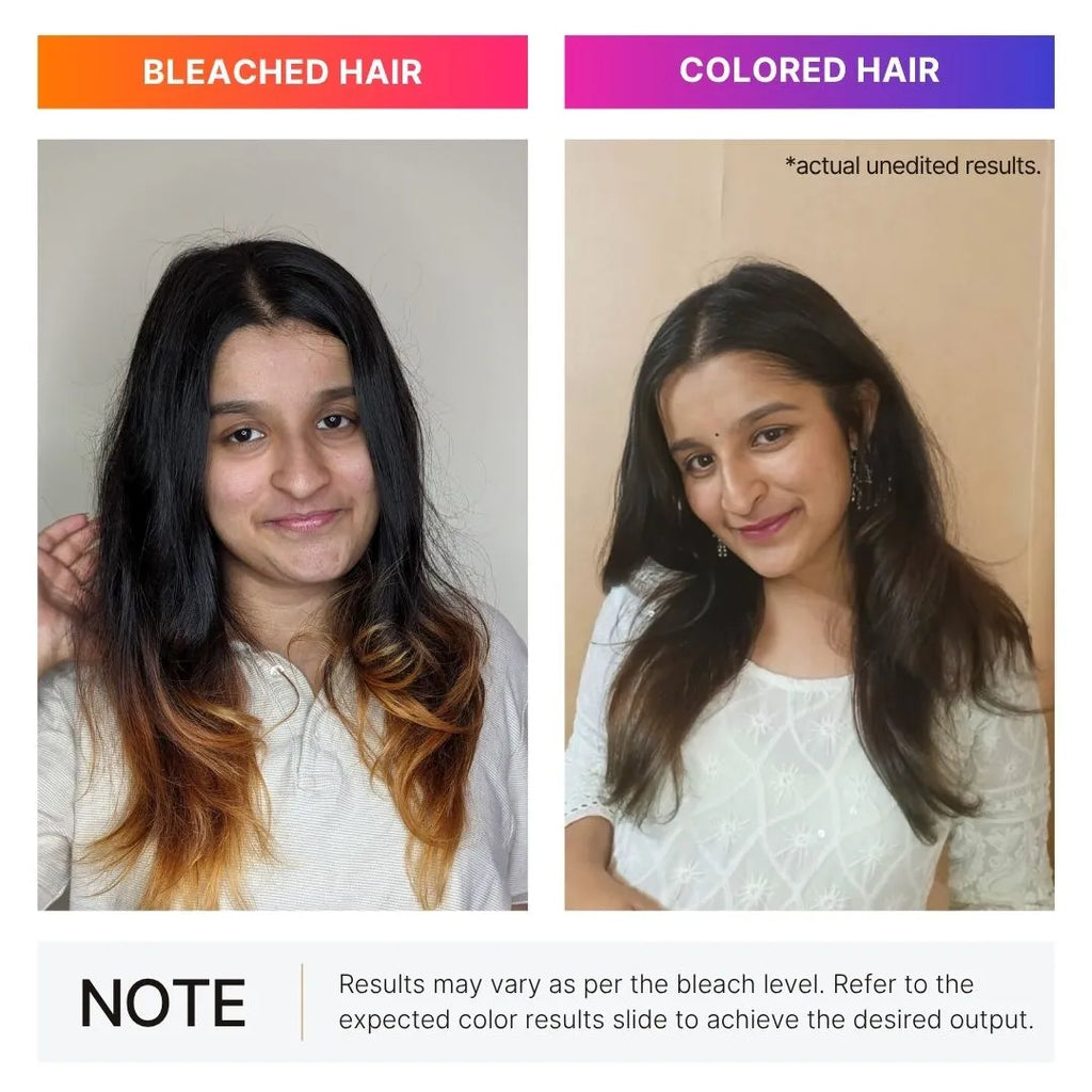 2.Oh! Bleached Hair and Colored Hair