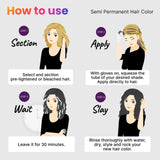 How to use 2.Oh! Charcoal Grey Semi-permanent Hair Color