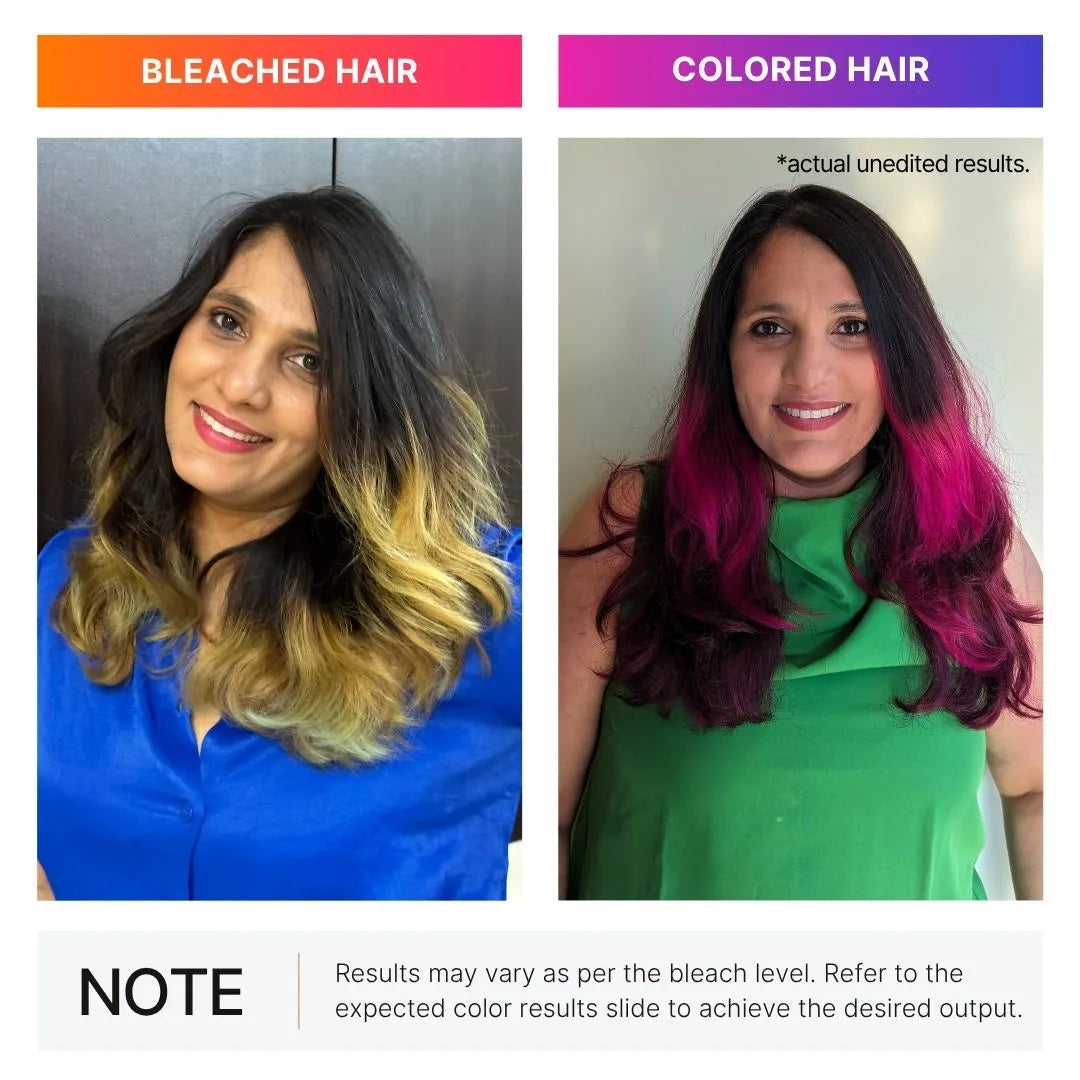 2.Oh! Bleached Hair and Colored Hair