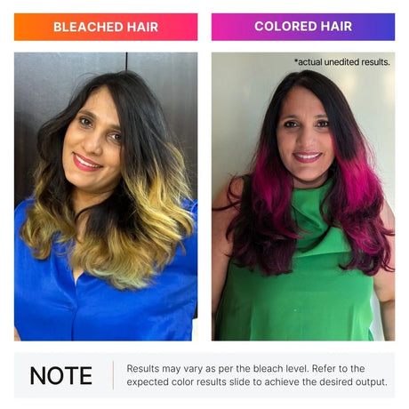 2.Oh! Bleached Hair and Colored Hair