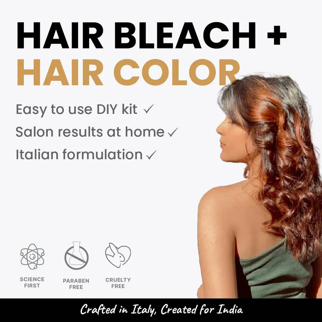 2.Oh! Caramel Hair Bleach + Hair Color – Easy-to-use DIY kit with salon-like results at home, made with Italian formulation.