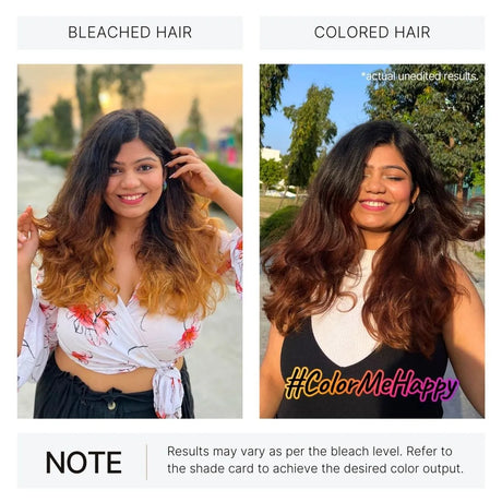 2.Oh! Bleached Hair and Colored Hair