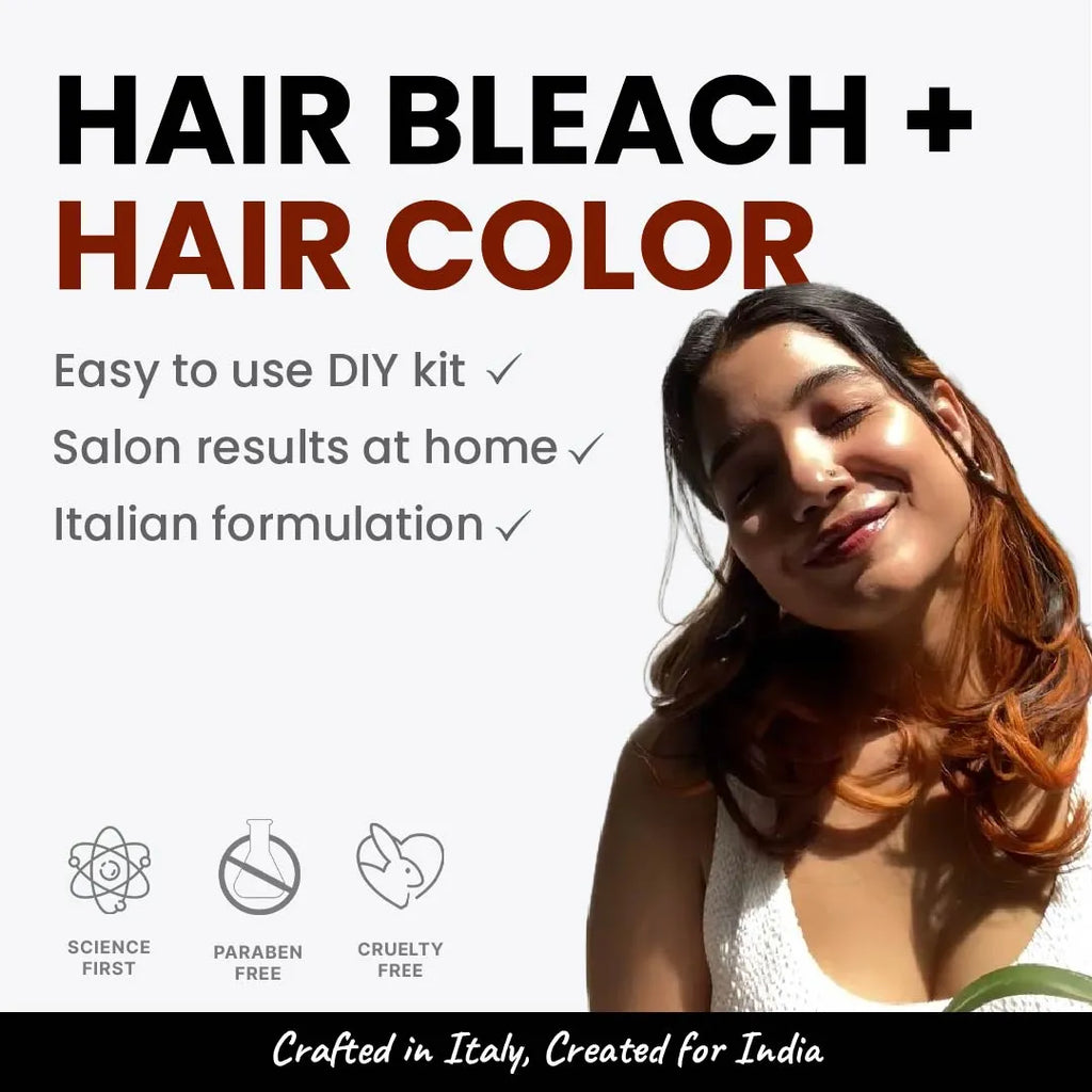 2.Oh! Ginger Spice Hair Bleach + Hair Color – Easy-to-use DIY kit with salon-like results at home, made with Italian formulation.