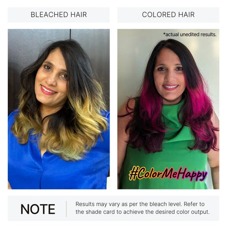 2.Oh! Bleached Hair and Colored Hair