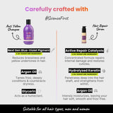 Tone & Repair Combo : Anti Yellow Shampoo + Hair Serum