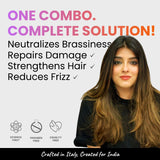 Tone & Repair Combo : Anti Yellow Shampoo + Hair Serum