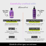 Tone & Style Combo : Anti Yellow Shampoo + Hair Styling Spray