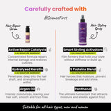 Tone & Style Combo : Anti Yellow Shampoo + Hair Styling Spray