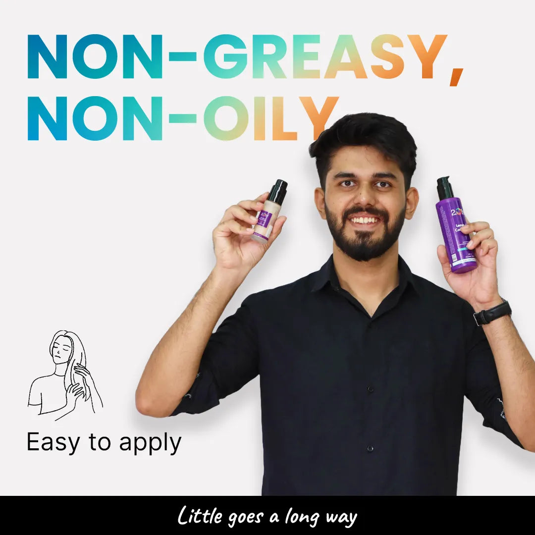 Non-Greasy, Non-Oily - a Little Goes a Long Way.