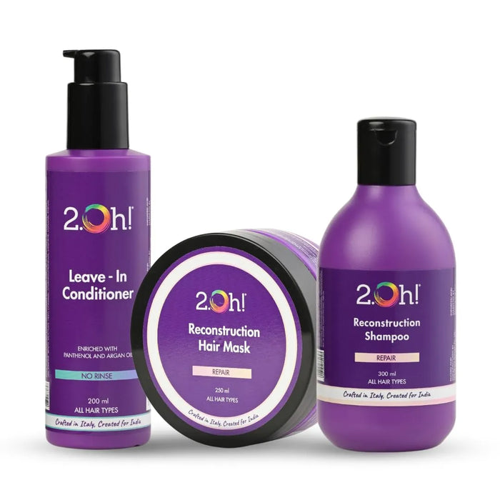 Anti Frizz Combo : Shampoo, Mask & Leave In Conditioner