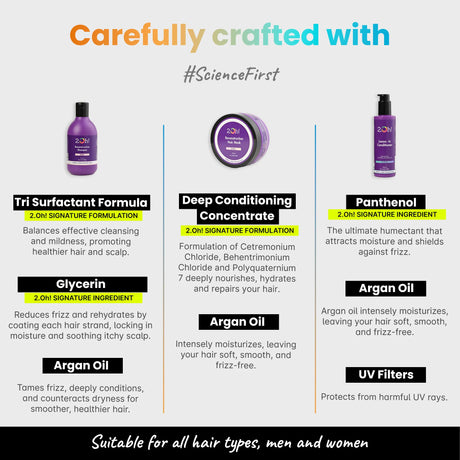 2.Oh! Expertly formulated, science-backed haircare designed for all hair types.