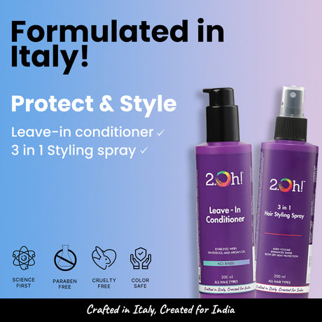 Protect & Style Combo:  Leave In Conditioner and Hair Stying Spray