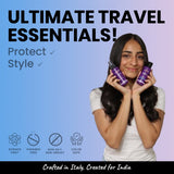 Travel Essentials - 100ml Leave In Conditioner + 100ml 3-in-1 Hair Styling Spray (with Travel Pouch)